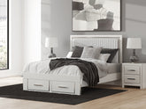 Best Deals Furniture - Ashley Furniture - Zuraleus Queen Upholstered Panel Storage Bed - Queen Upholstered Panel Storage Bed - PCB3381B4